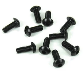 M4x10mm Button Head Screws (black, 10pcs)
